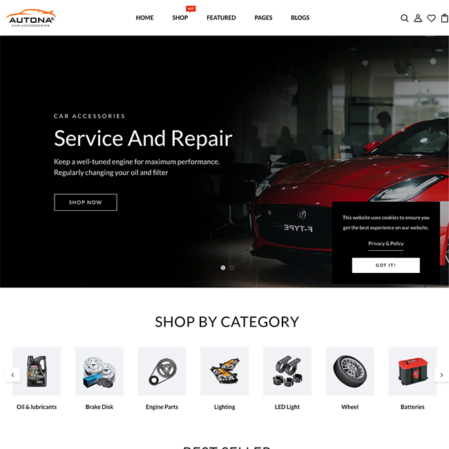 Auto Parts E-Commerce